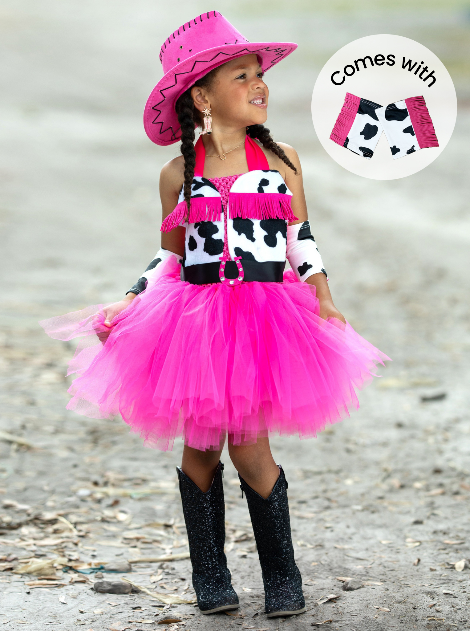 Pink cowgirl costume deals