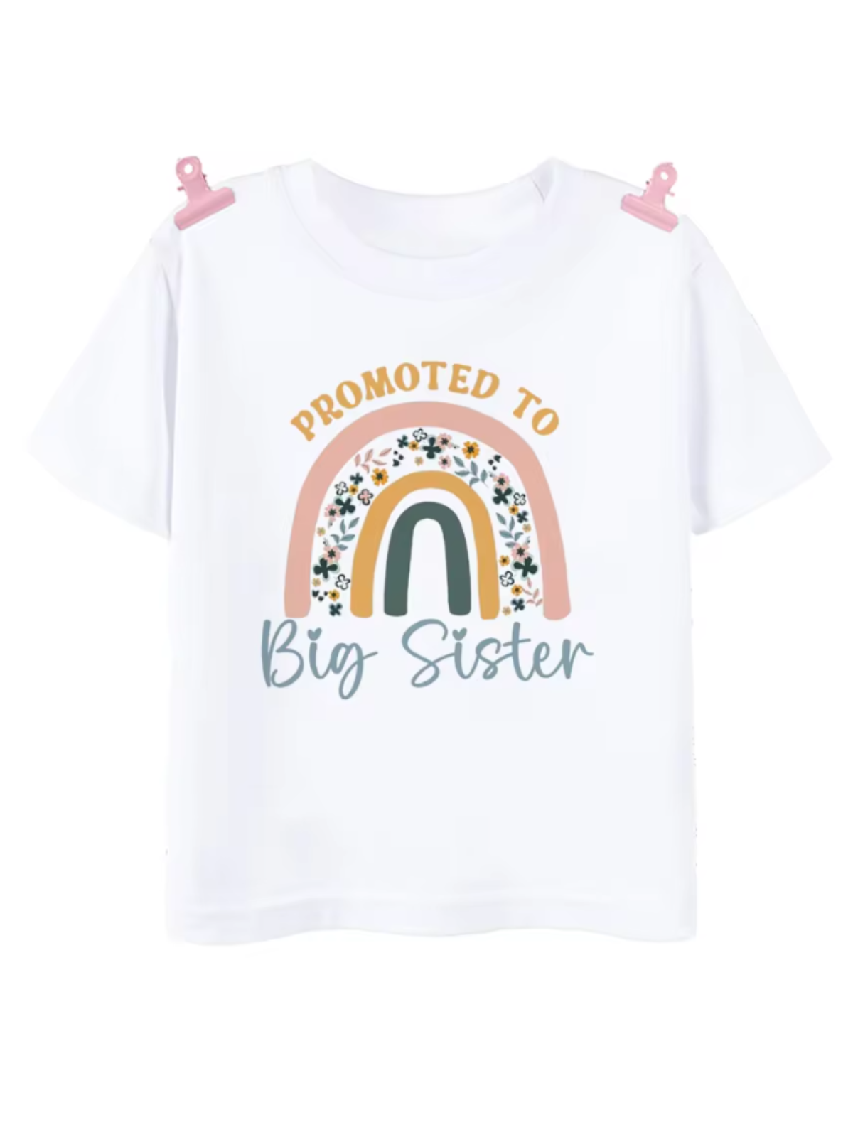 In My Big Sister Era Shirt Big Sister Era T-Shirt - Toddler Big Sister Announcement Shirt For Baby Girls Big Sister Shirts For Girls Size 10 12 - Foto 2