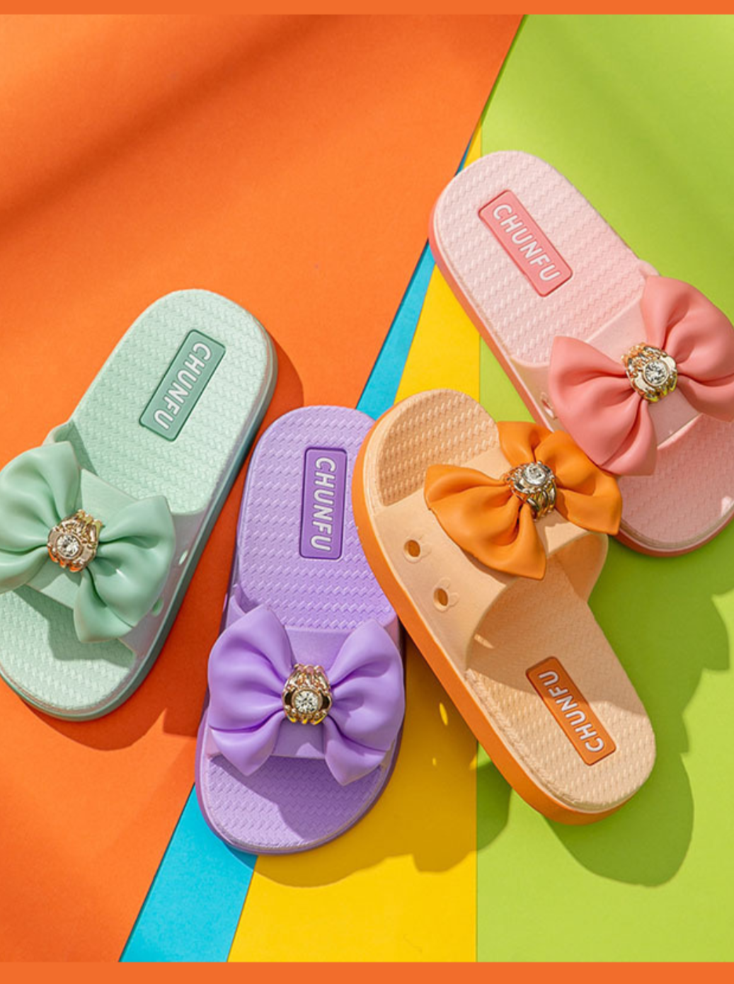 Diamond Darling Bow Sandals by Liv and Mia Mia Belle Girls