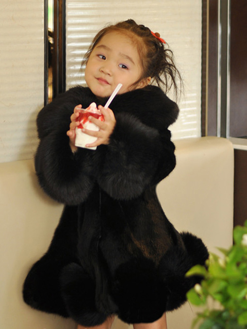 Warmest Winter Plush Faux Fur Coat – Mia Belle Girls