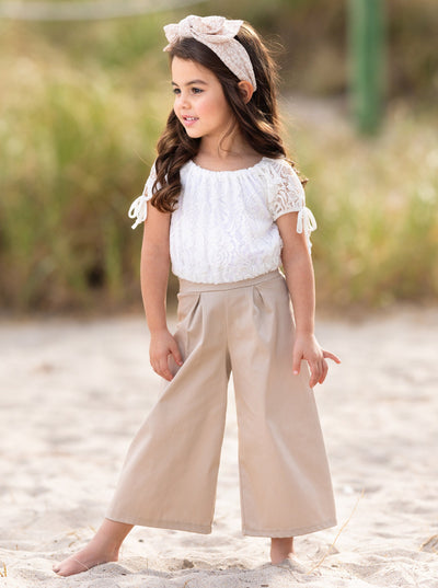 Mia Belle Girls Palazzo Pants Set | Girls Spring Outfits