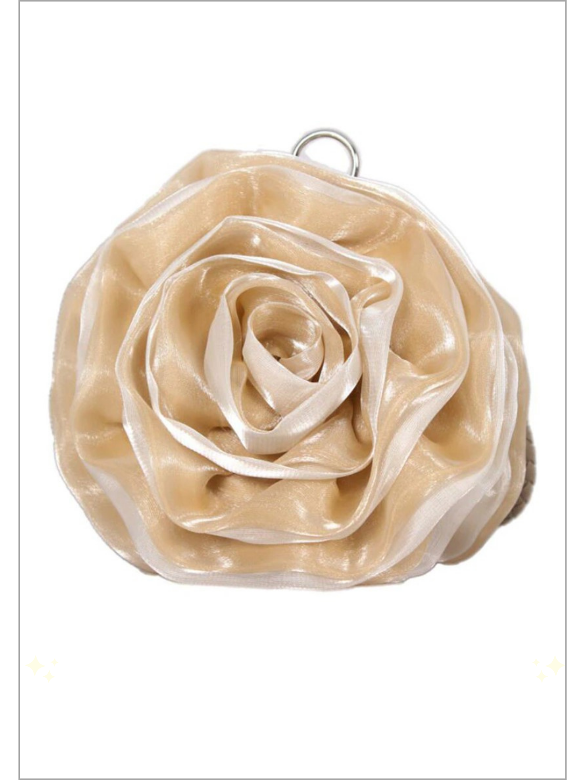 Mia Belle Girls Rose Flower Clutch | Girls Accessories