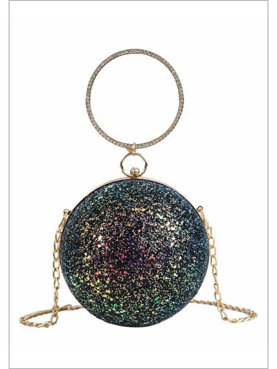 Mia Belle Girls Crystal-Embellished Sphere Clutch | Girls Accessories