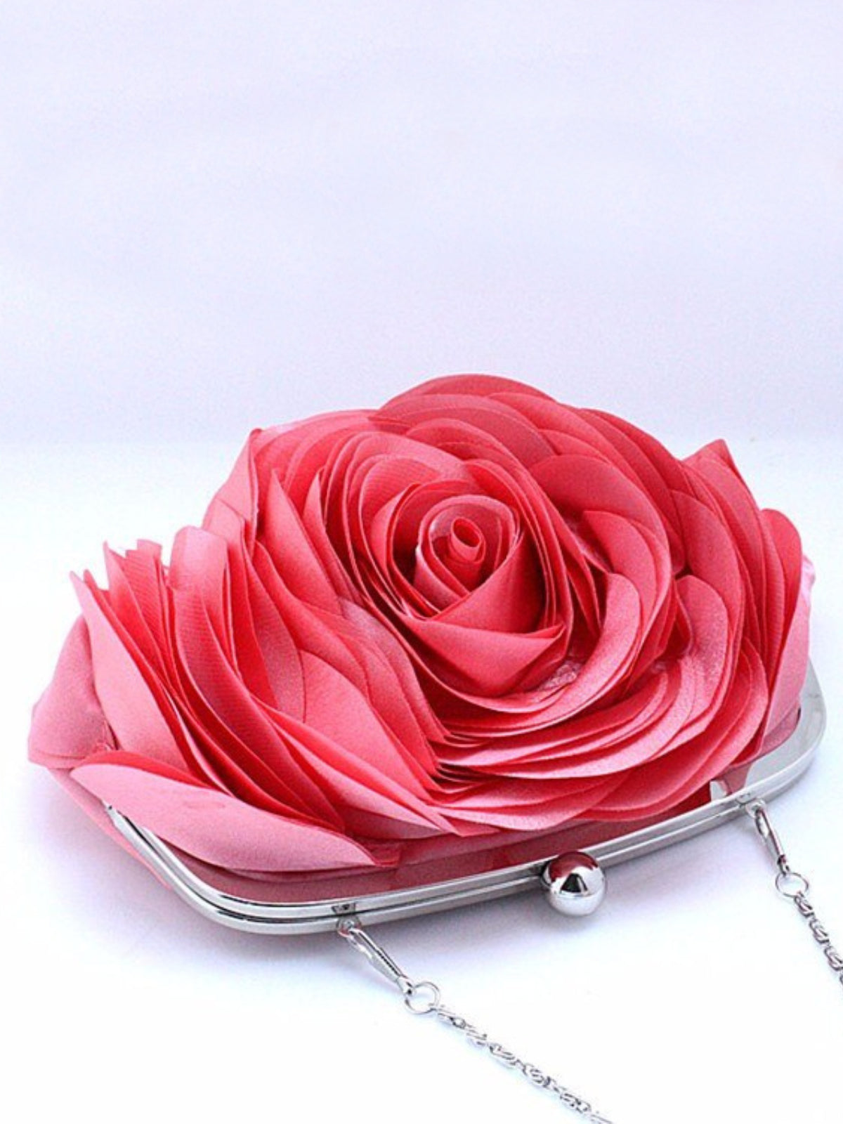 Mia Belle Girls Rose Flower Evening Clutch | Girls Accessories