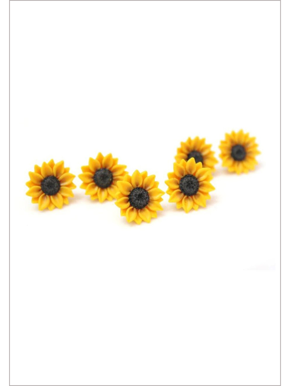 Mia Belle Girls Sunflower Stud Earrings | Girls Accessories