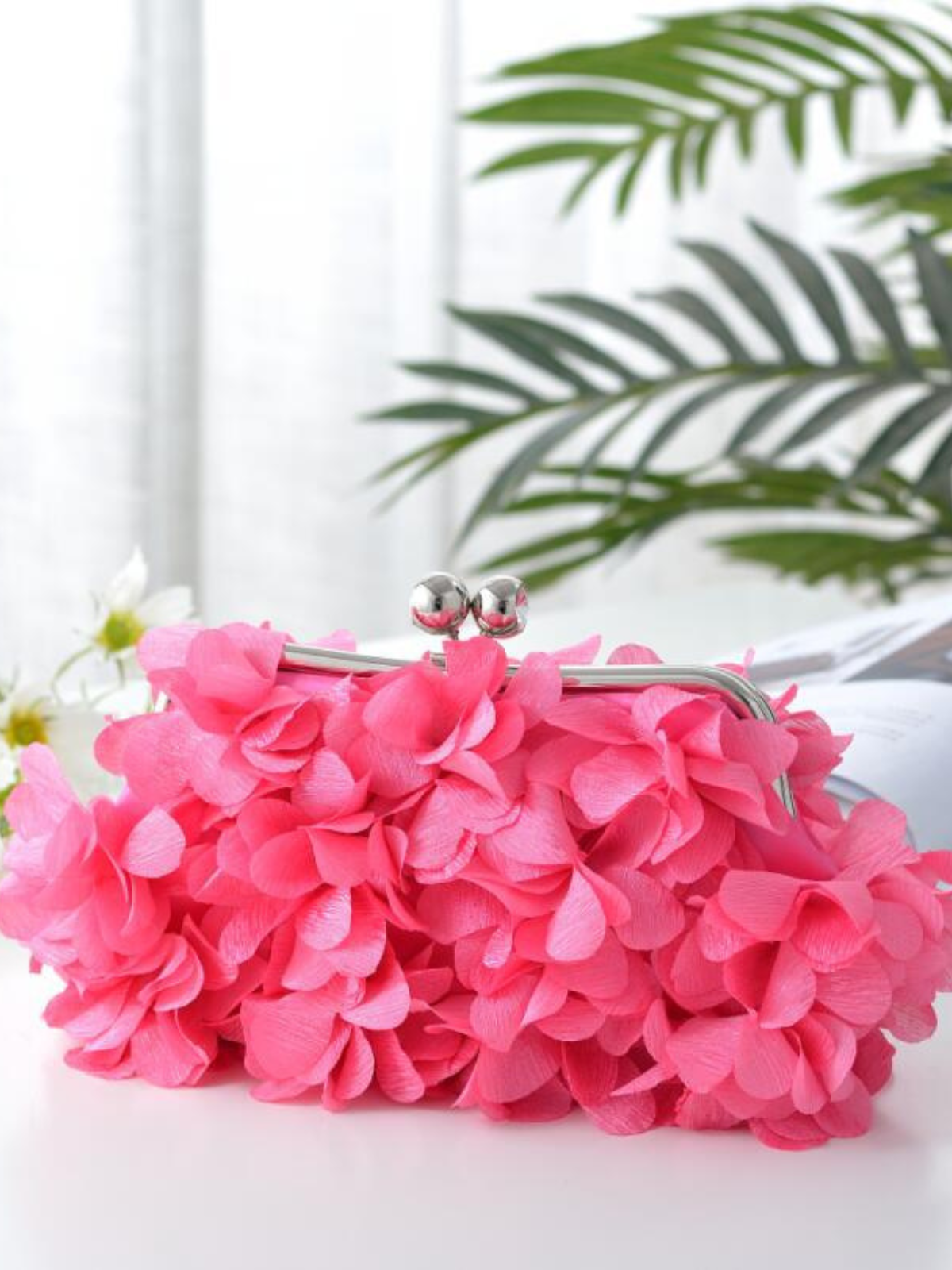 Mia Belle Girls Floral Appliqué Clutch Bag | Girls Accessories