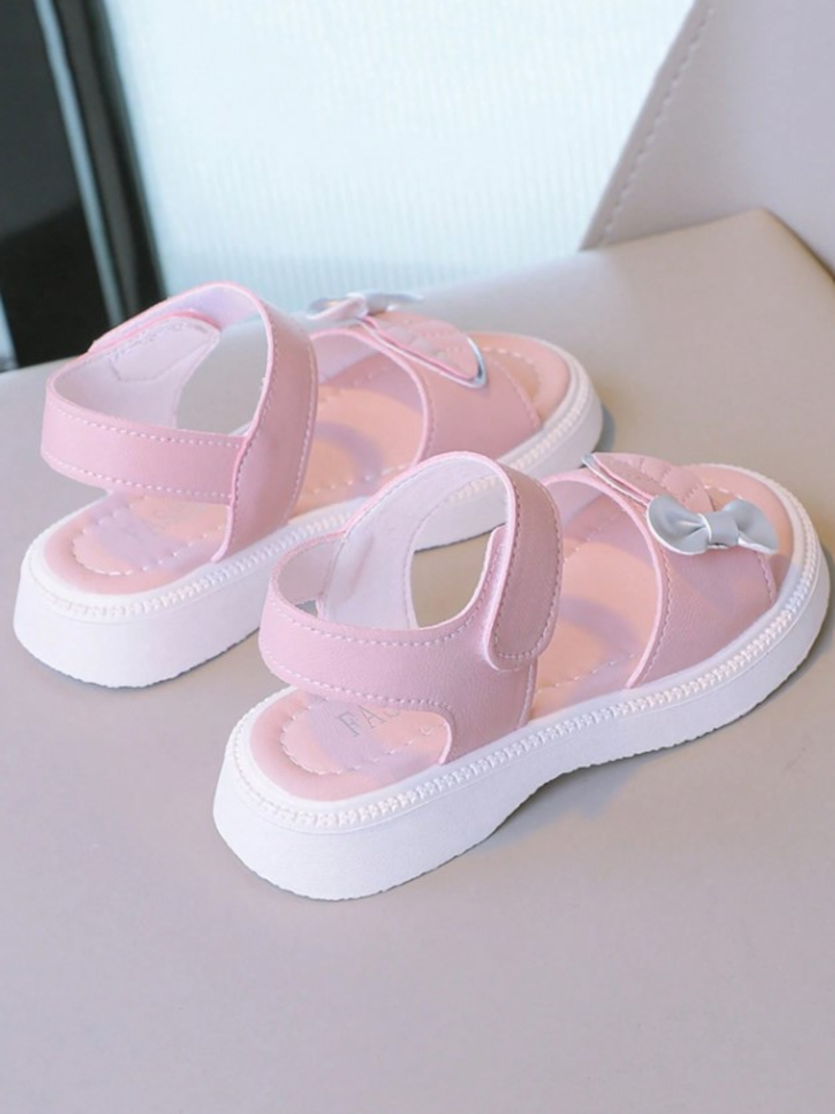 Mia Belle Girls Velcro Strap Sandals | Shoes By Liv And Mia