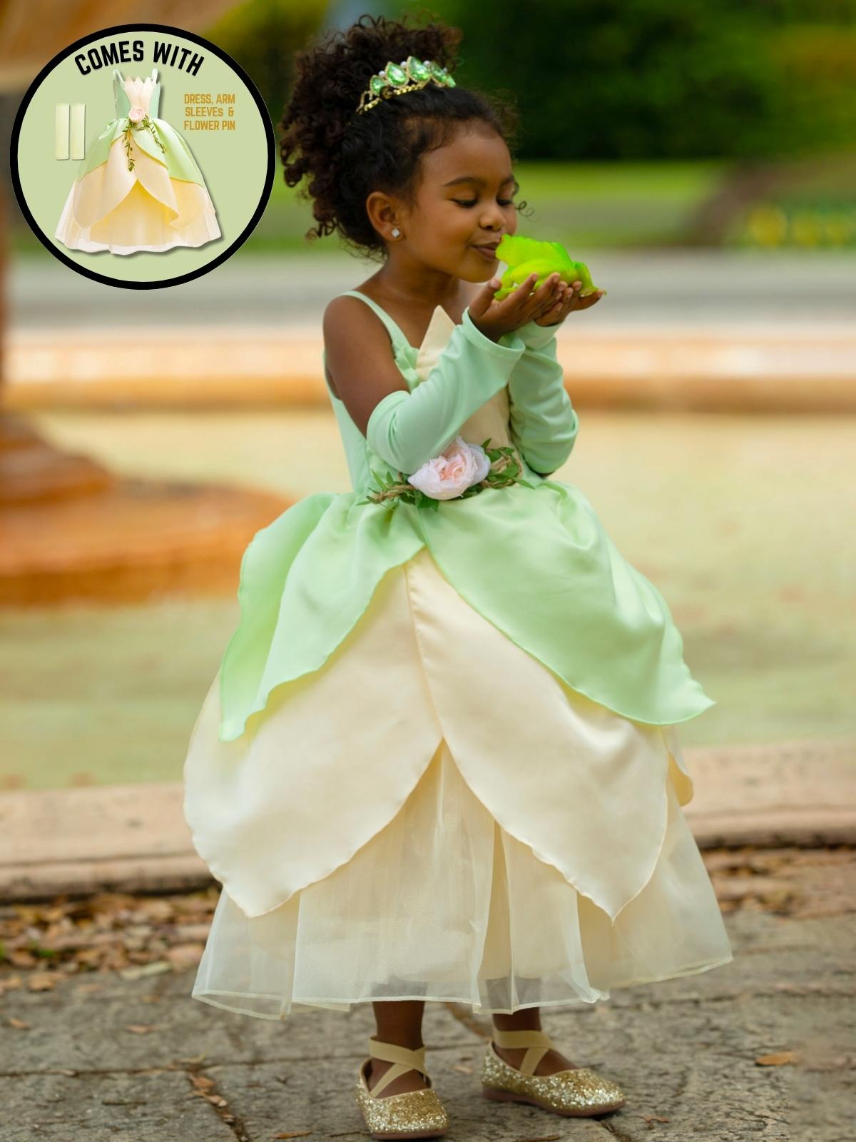 Tiana Costume Princess Outfits For Toddlers Girls Princess Tiana