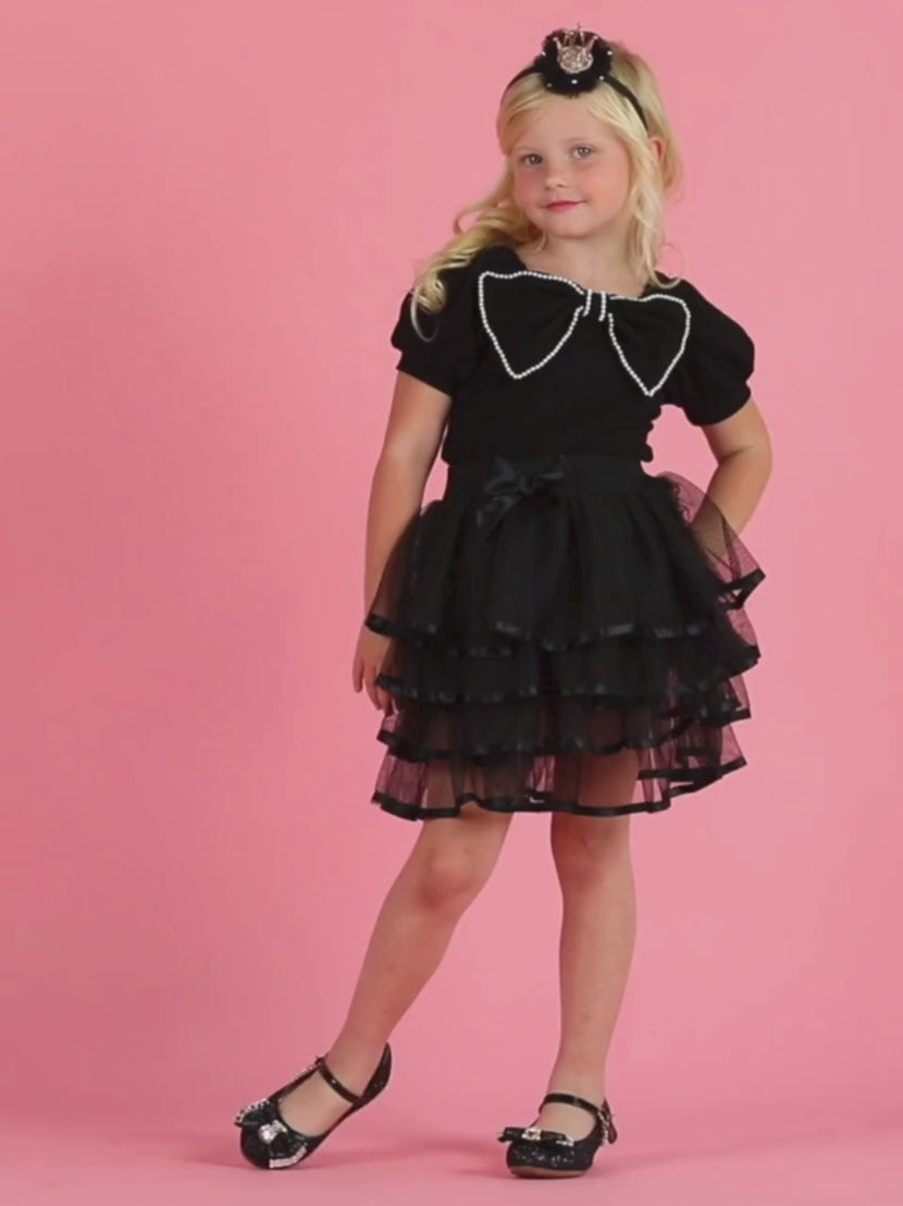 L.O.L. SURPRISE! x Mia Belle Girls IT Baby Tiered Skirt Set