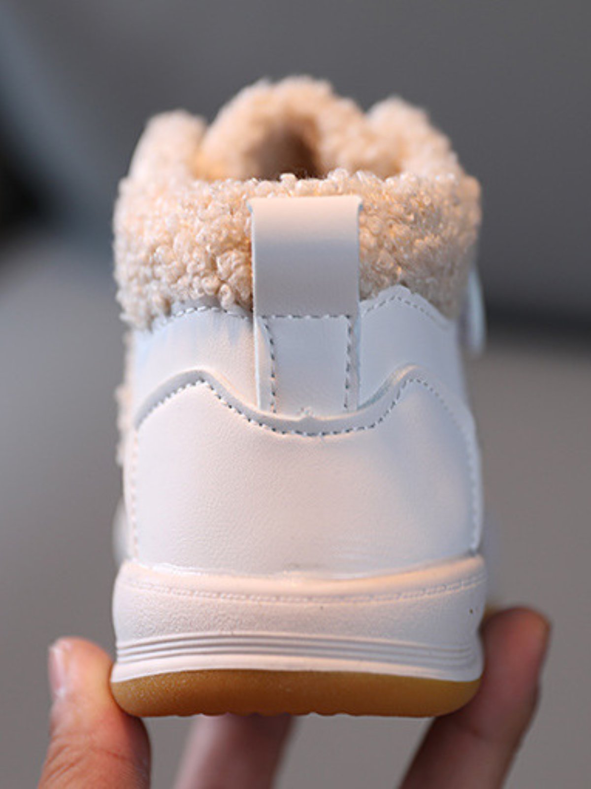 Back To School Shoes | Shearling Panel Sneakers | Mia Belle Girls