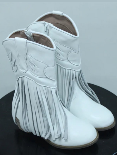 Mia Belle Girls Fringe Cowboy Boots | Shoes By Liv & Mia