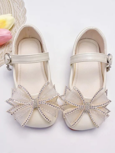 Mia Belle Girls Bow Mary Jane Flats | Shoes By Liv & Mia