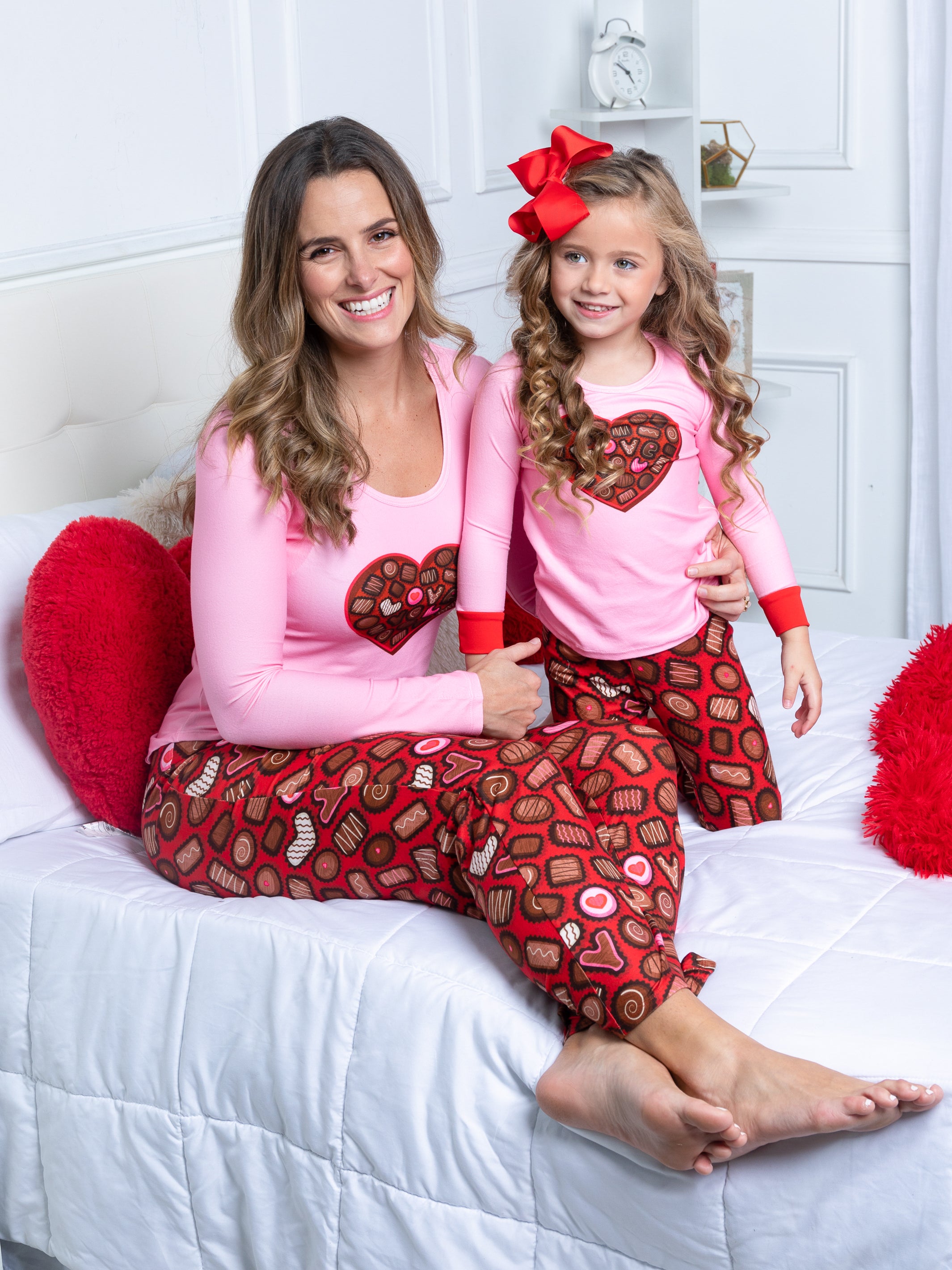 Mother Daughter Valentine Pajamas Deals