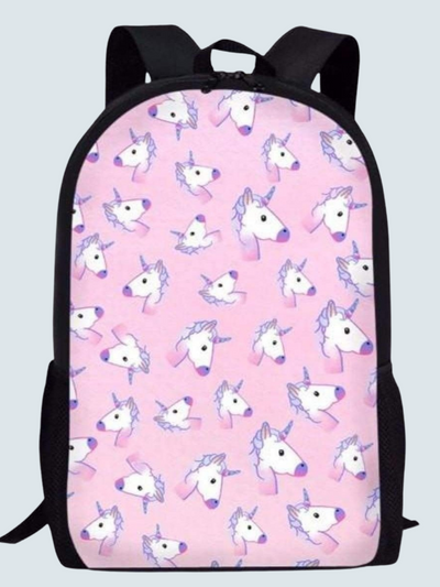 Back To School Accessories | Unicorn Print Backpack | Mia Belle Girls