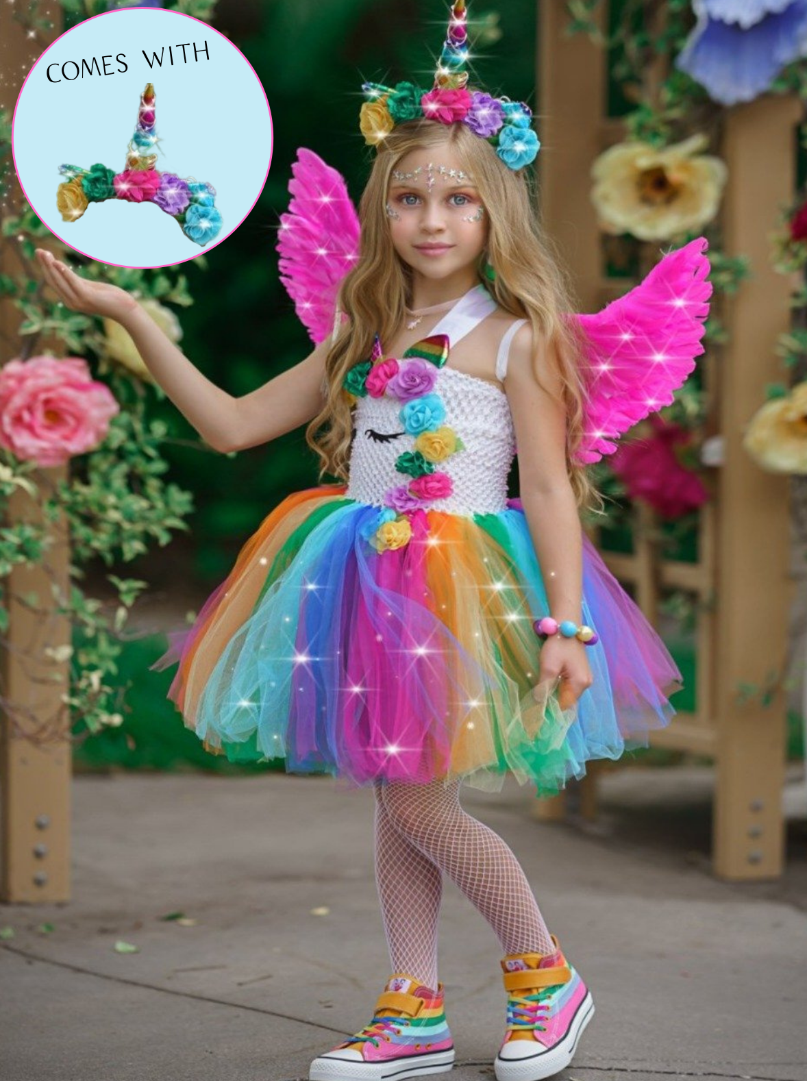 Girls Halloween Costumes | LED Fairy Light Up Dress – Mia Girls