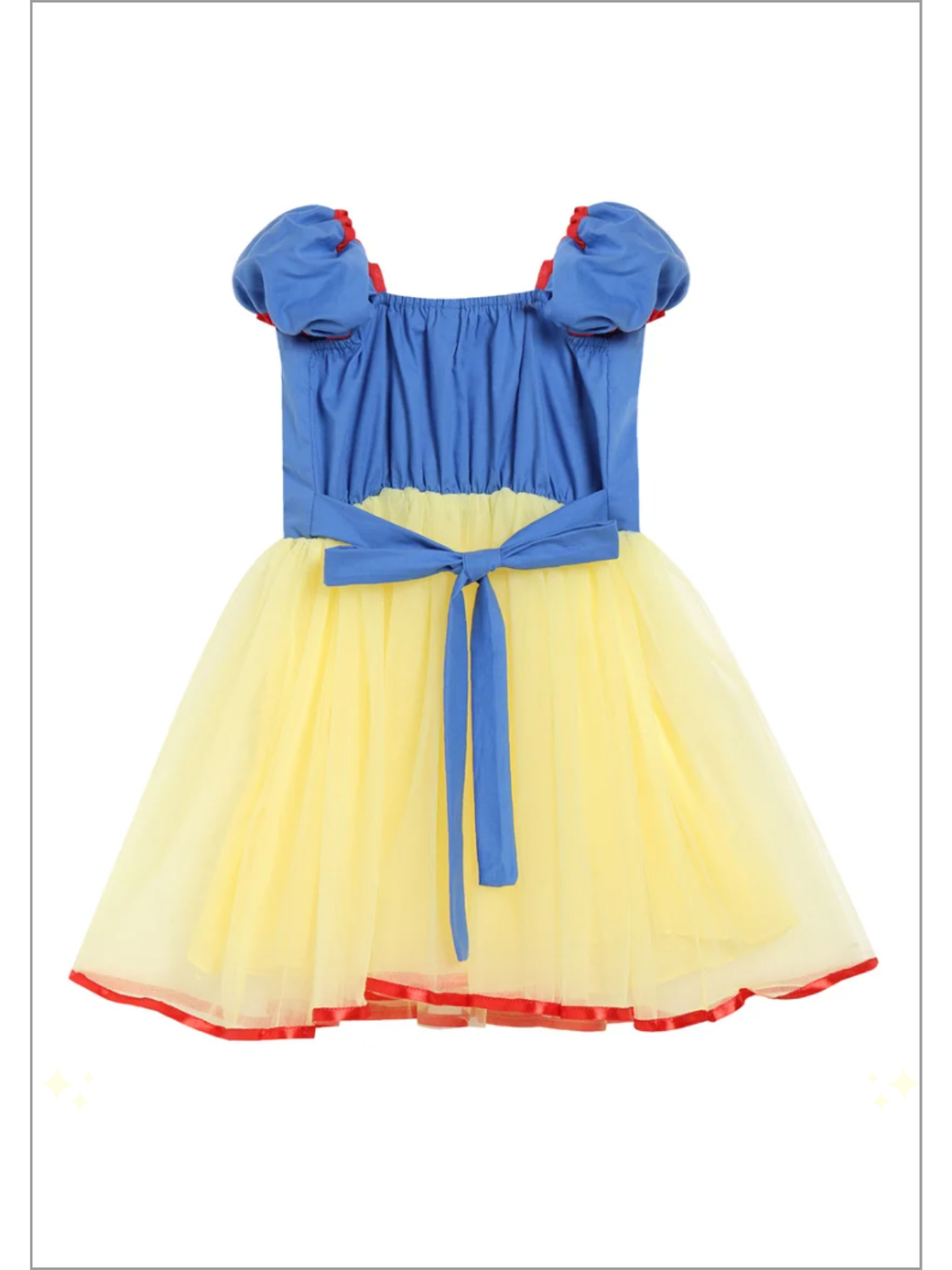 Mia Belle Girls Snow White Inspired Dress | Princess Dress Up