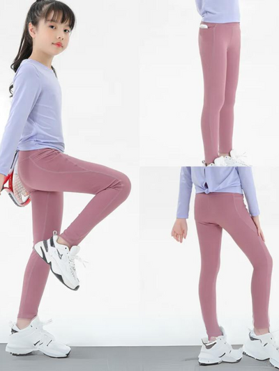 Mia Belle Girls Sporty Leggings | Girls Activewear