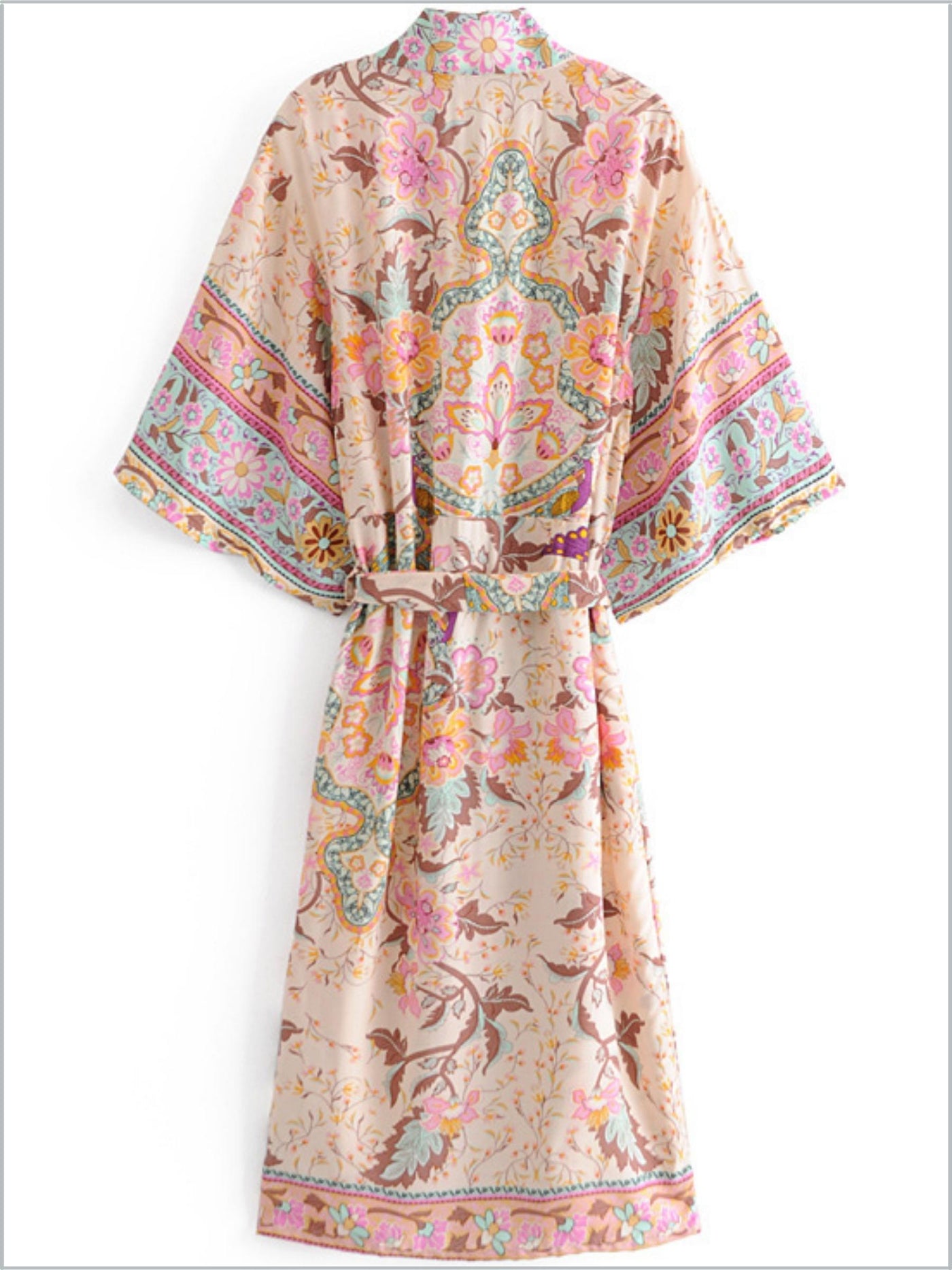 Women's Boho Floral Pattern Cover Up