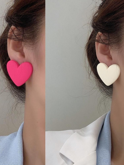 Mia Belle Girls Clay Heart Earrings | Girls Accessories
