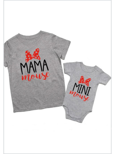 Mommy & Me Matching Tops | Mama/Mini Mouse Tees  | Mia Belle Girls