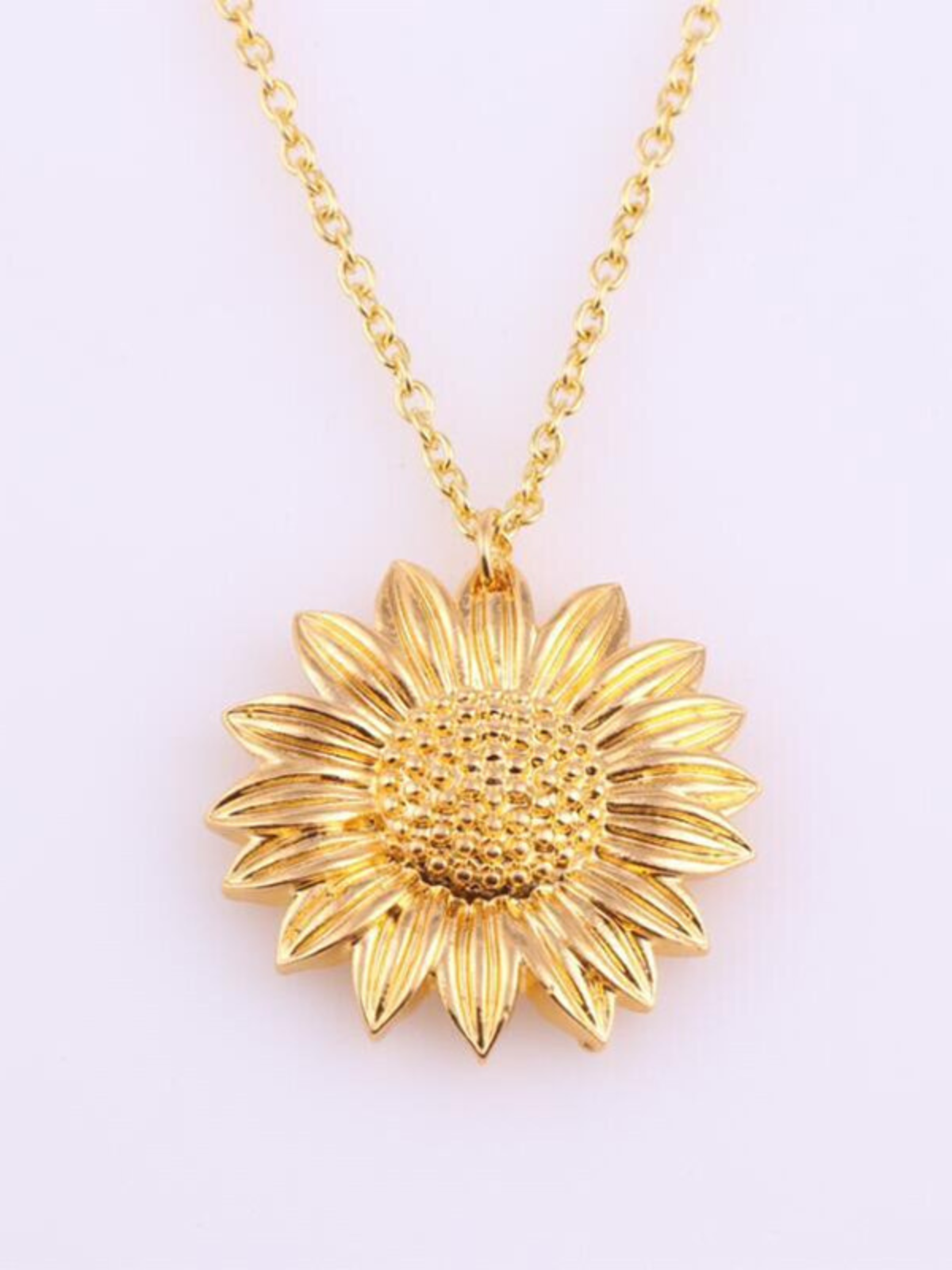 Mia Belle Girls | Sunflower Pendant Necklace | Girls Accessories