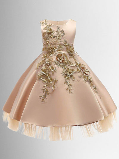 Girls Special Occasion Dress | Regal Beauty Embellished Princess Dress