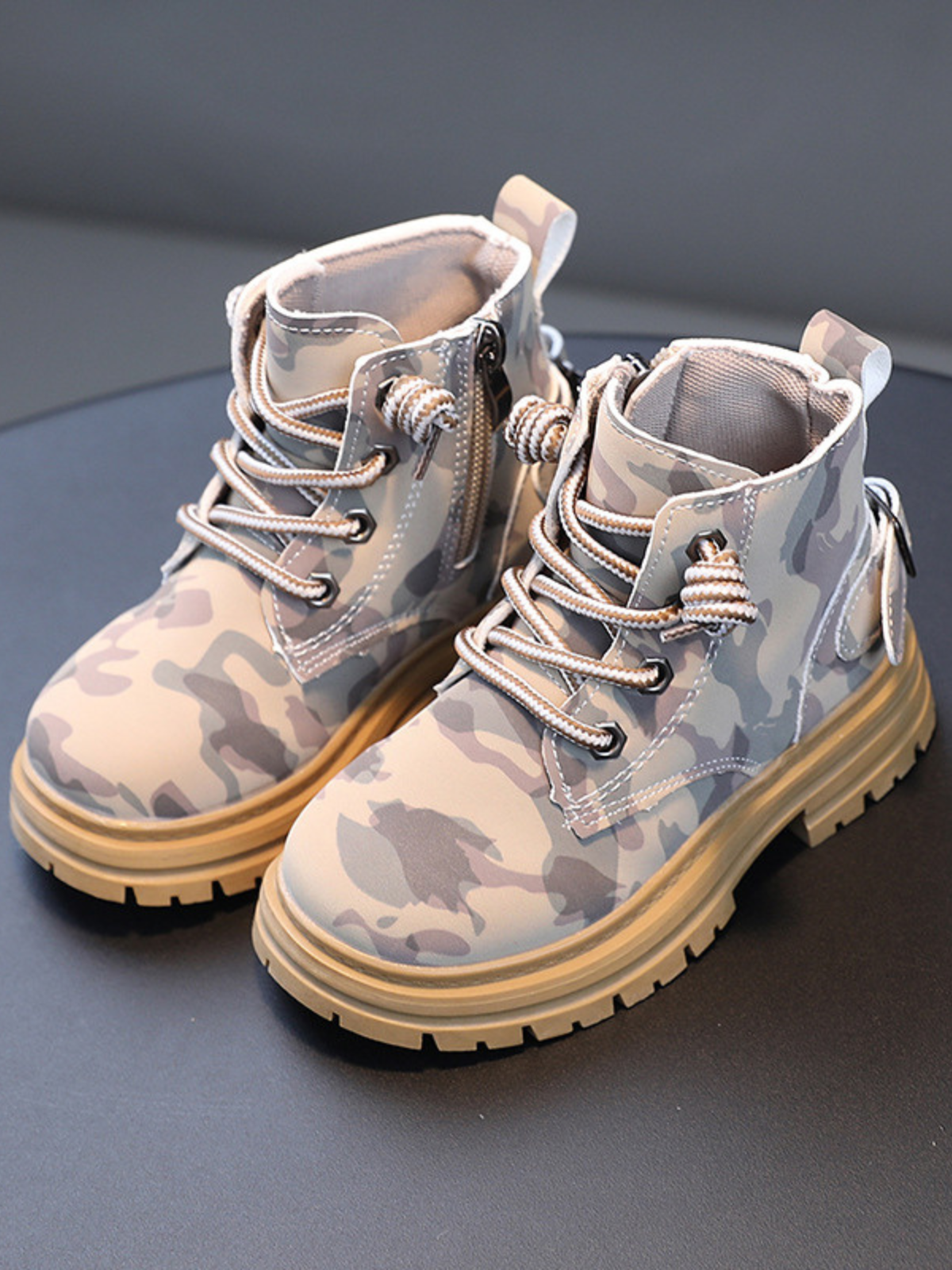 Mia Belle Girls Camouflage Boots | Shoes By Liv & Mia