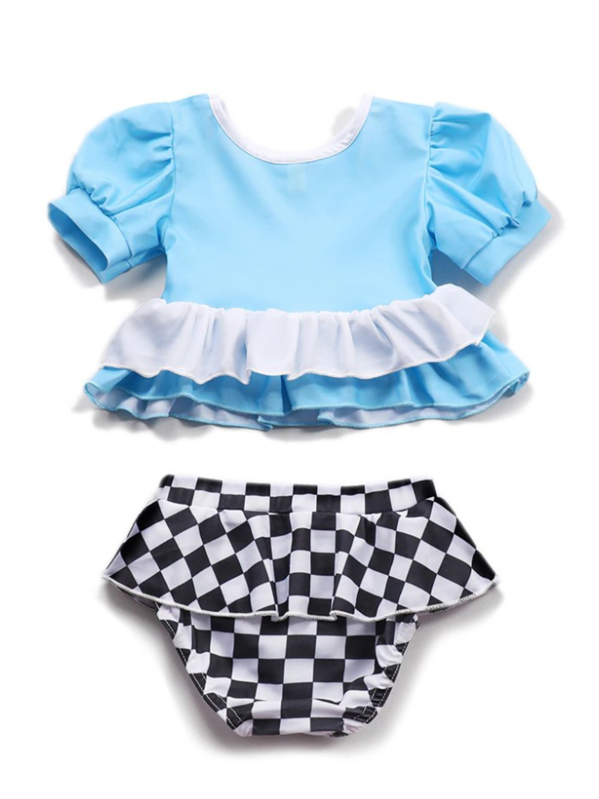 Swimsuits For Little Girls | Alice In Wonderland Two Piece Swimsuit