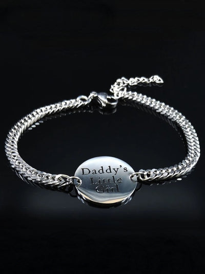 Mia Belle Girls Daddy's Little Girl Chain Bracelet | Girls Accessories