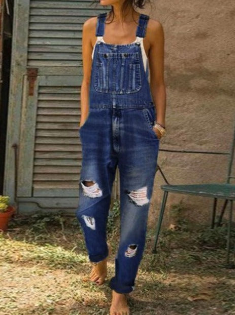Women's Casual Can Look Sophisticated Too Denim Overalls - Mia