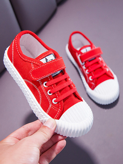 Back To School Shoes | Low Top Velcro Strap Sneakers | Mia Belle Girls