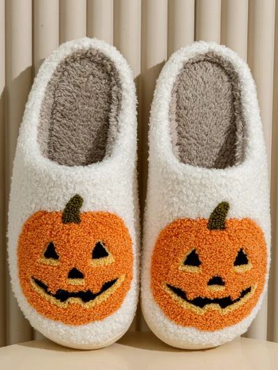 Mia Belle Girls Pumpkin Bedroom Slippers | Shoes By Liv & Mia
