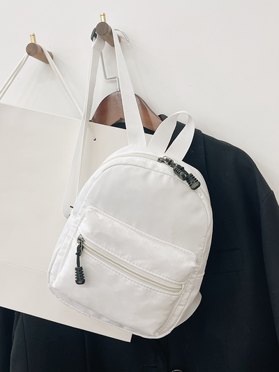 Back To School Accessories | White Mini Backpack | Mia Belle Girls