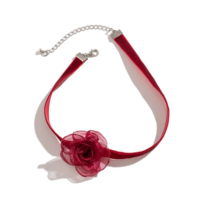 Mia Belle Girls Flower Choker Necklace | Girls Accessoriesx