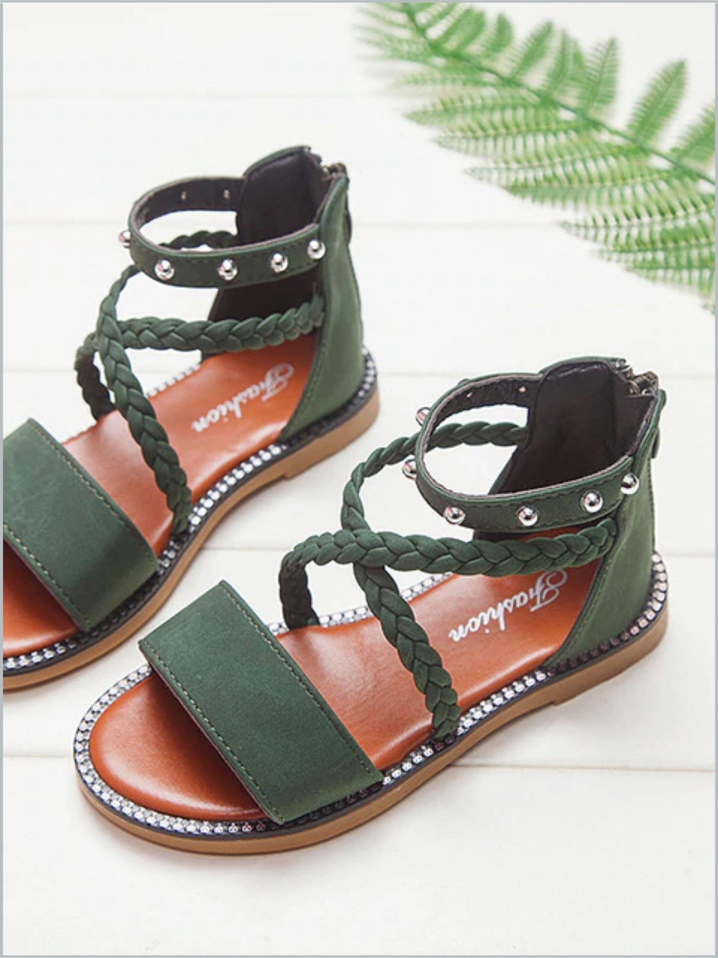 Mia Belle Girls Gladiator Sandals | Shoes by Liv and Mia