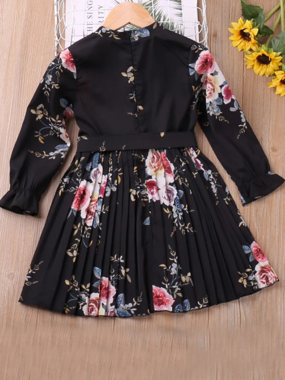 Valley Of Blooms Pleated Floral Dress