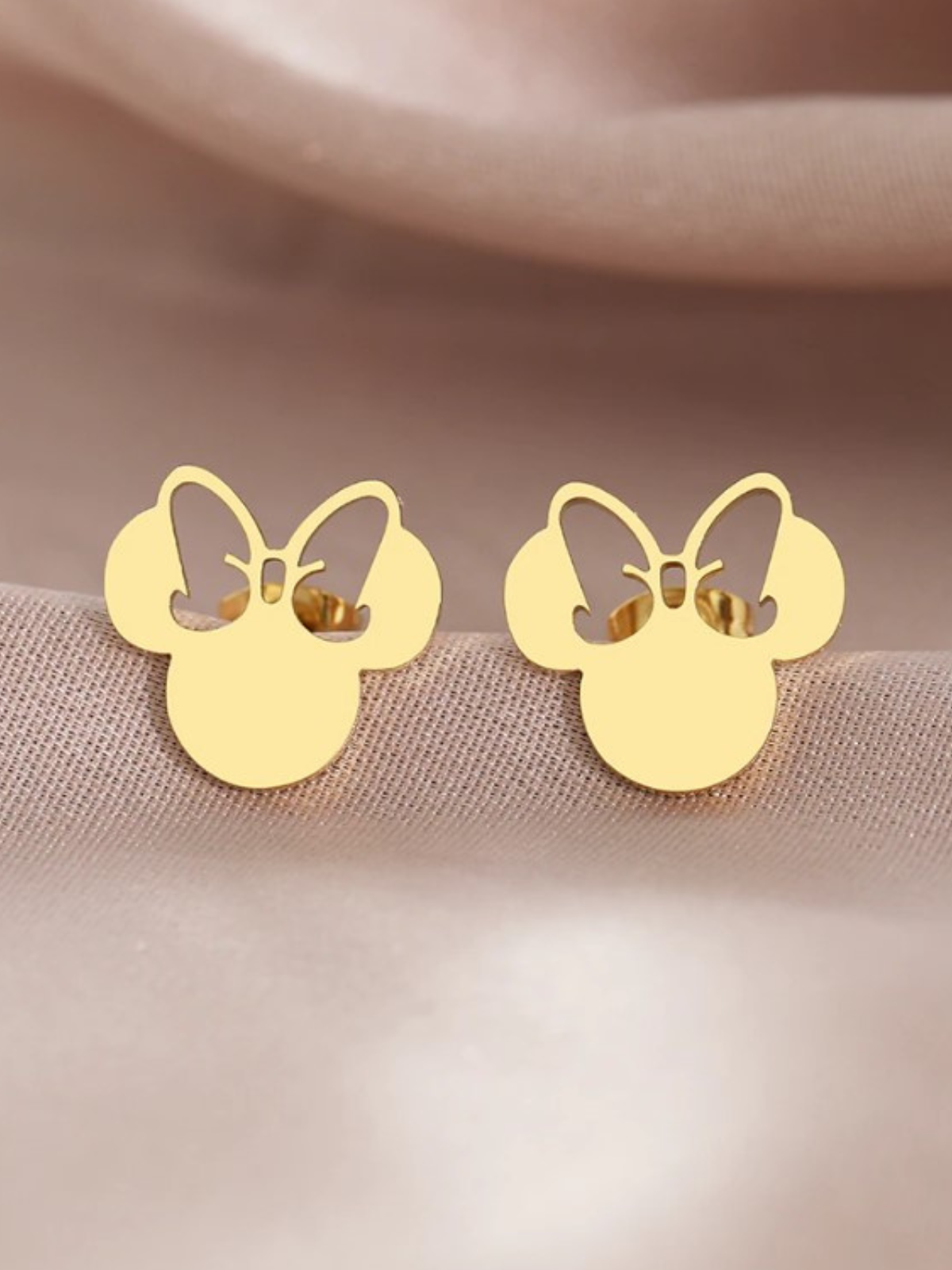 Mia Belle Girls Cartoon Mouse Stud Earrings | Girls Accessories