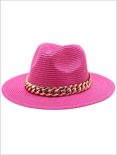 Women's Adventure Ready Chain Band Straw Hat