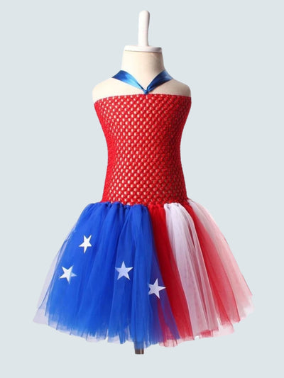Girls Stars & Stripes 4th of July Tutu Dress (2 Style Options) - Girls 4th of July Dress