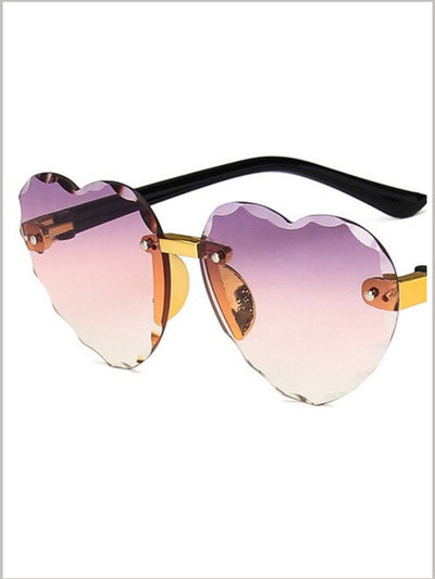 Mia Belle Girls Heart Sunglasses | Girls Accessories