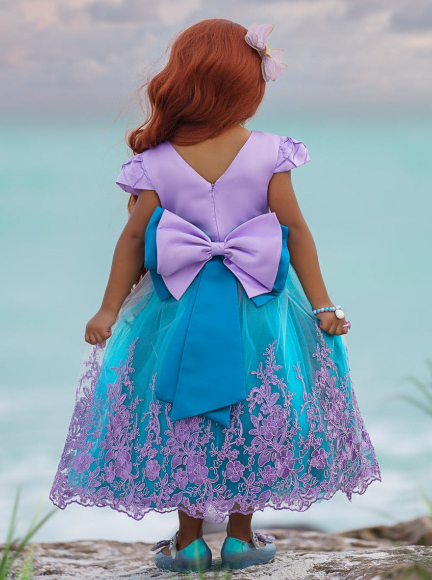 Halloween Costumes | Little Mermaid Inspired Dress | Mia Belle Girls