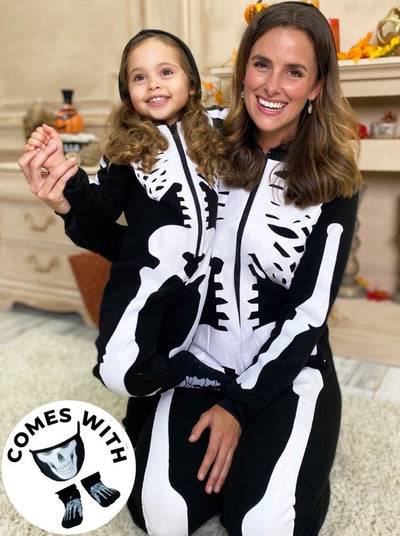 Family Halloween Costumes | Hoodie Onesie Pajama Set | Mia Belle Girls