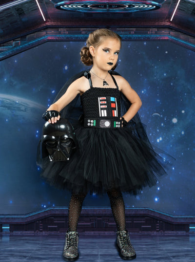 Girls Halloween Costumes | Star Wars Inspired Darth Vader Tutu Dress