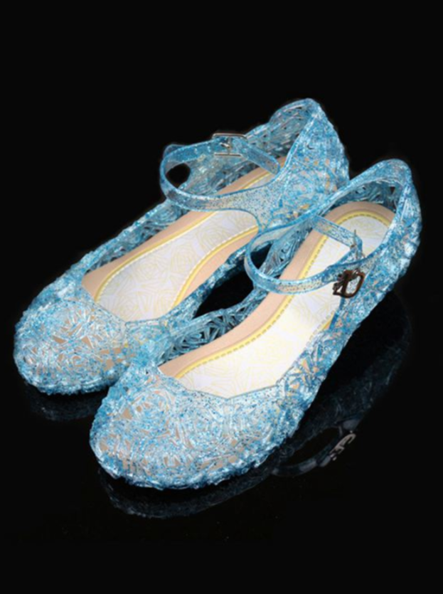 Mia Belle Girls Blue Jelly Mary Jane Shoes | Shoes By Liv and Mia