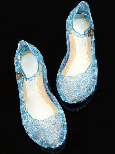 Mia Belle Girls Blue Jelly Mary Jane Shoes | Shoes By Liv and Mia