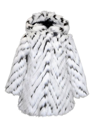 American Widgeon Hooded Faux Fur Velvet Lined Coat - Girls Jacket