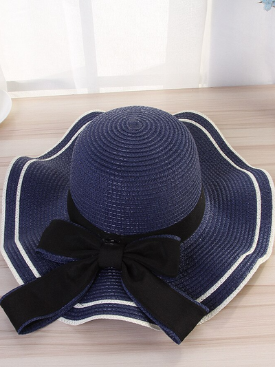 Women's "Hot Couture" Floppy Straw Hat