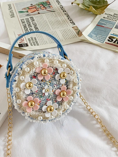 Mia Belle Girls Floral Circle Crossbody Bag | Girls Accessories