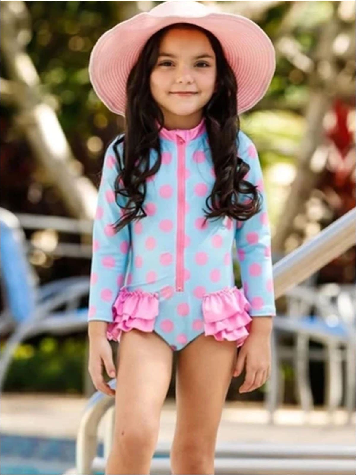 Girls Wanna Have Sun One Piece Swimsuits for Kids - Mia Belle Girls