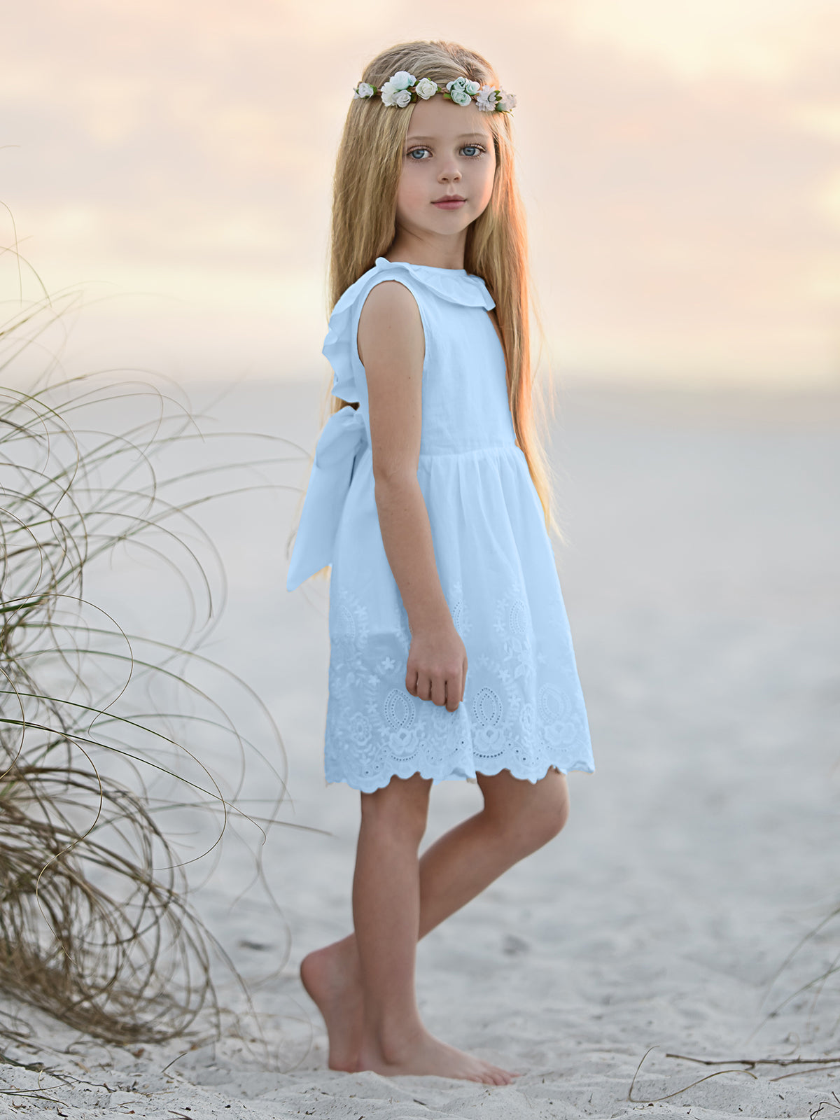 Girl's Look at The Bright Side Summer Dress